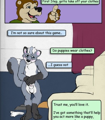 Playing Puppy comic porn sex 2