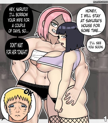Taking Sakura And Hinata comic porn thumbnail 001