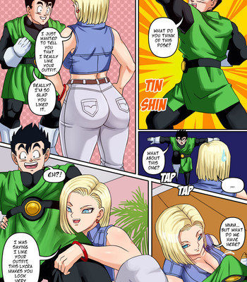 Android 18 & Gohan comic porn sex 6