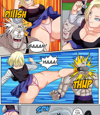 Android 18 & Gohan comic porn sex 20