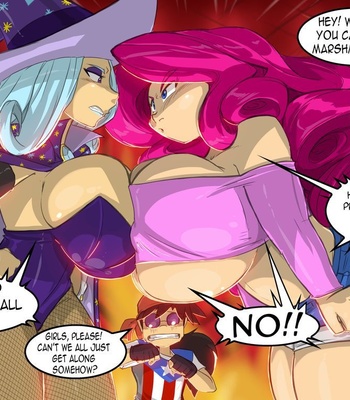 Trixie vs Pinkie Pie comic porn thumbnail 001