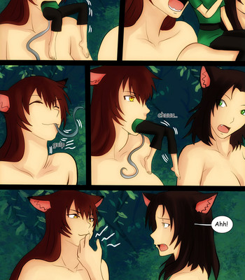 Mouse Boy And Catgirls comic porn sex 2