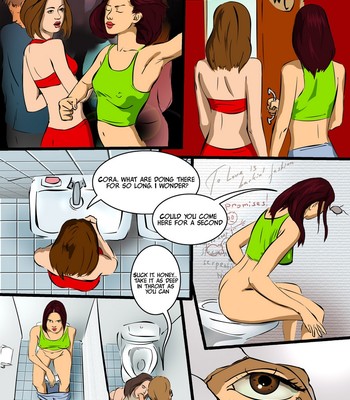 Night Club Toilet Sex Comic sex 4