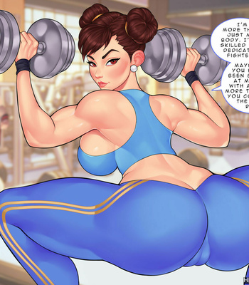 Chun-Li At The Gym comic porn sex 3