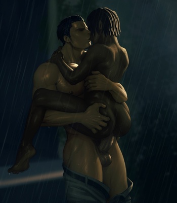 Porn Comics - Kiryu Kazuma Fuckin’ In The Rain
