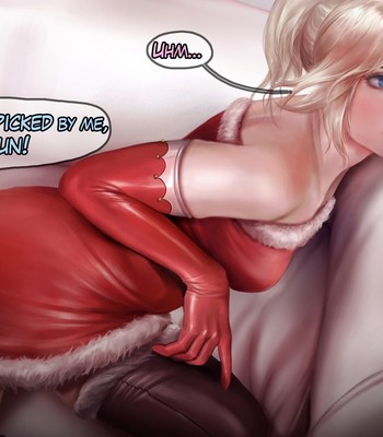 Mercy’s Christmas Party comic porn sex 6