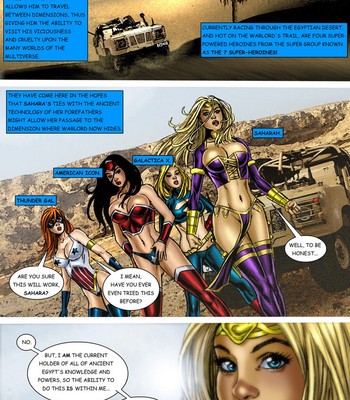 9 Superheroines VS Warlord 1 Sex Comic sex 2