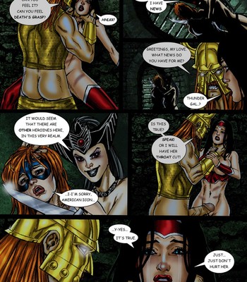 9 Superheroines VS Warlord 1 Sex Comic sex 24