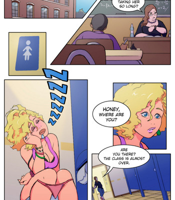 Girls Bathroom comic porn sex 3