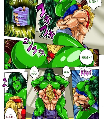Alex vs She-Hulk comic porn sex 4