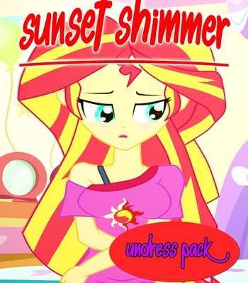 Sunset Shimmer Undress Pack comic porn thumbnail 001