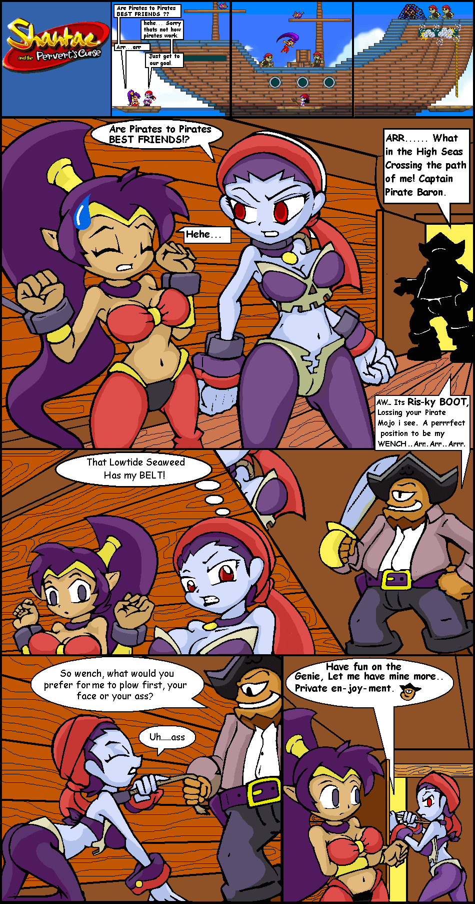 Porn Comics - Shantae And The Pervert's Curse