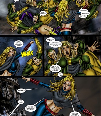9 Superheroines VS Warlord 2 Sex Comic sex 5
