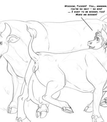 The Cattle Drive – Cowboy Bull And Cowgirl Cow comic porn sex 101