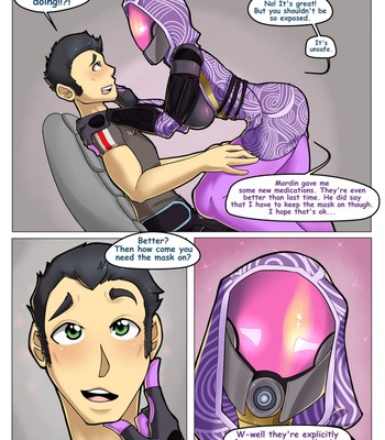 Tali x Shepard comic porn sex 3