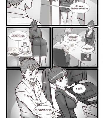 Office Girl comic porn sex 2