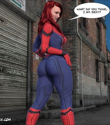 Spider Gwen x Rhino 3 comic porn sex 47