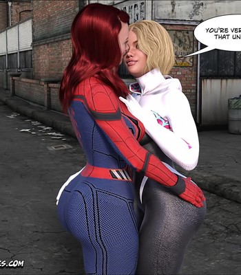 Spider Gwen x Rhino 3 comic porn sex 50