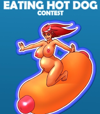 Eating Hot Dog Contest (Blue Version) comic porn thumbnail 001