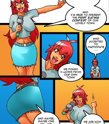 Eating Hot Dog Contest (Blue Version) comic porn sex 2