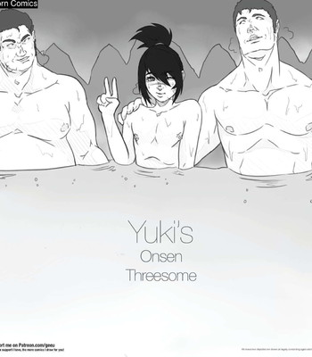 Porn Comics - Yuki’s Onsen Threesome