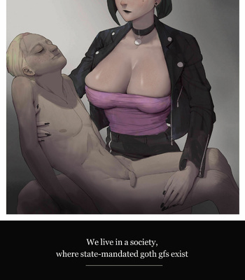 Porn Comics - We Live In A Society Where State-Mandated Goth GFs Exist