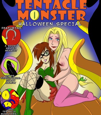 Porn Comics - A Date With A Tentacle Monster Halloween Special