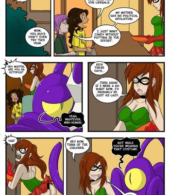 A Date With A Tentacle Monster Halloween Special comic porn sex 4