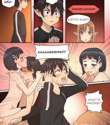 Kirito Into Leafa comic porn sex 2