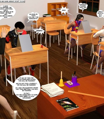 New Arkham For Superheroines 3 – Back To School comic porn sex 30