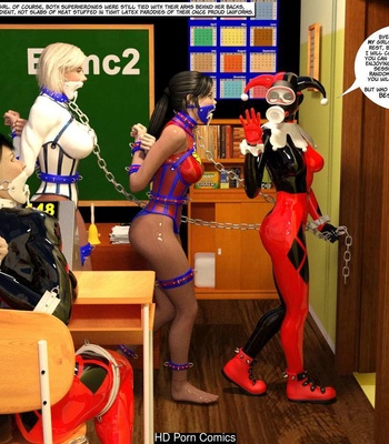 New Arkham For Superheroines 3 – Back To School comic porn sex 46