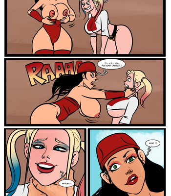 Battle Of Supes – Elektra vs Harley Quinn comic porn sex 10