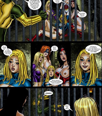 9 Superheroines VS Warlord 3 Sex Comic sex 21