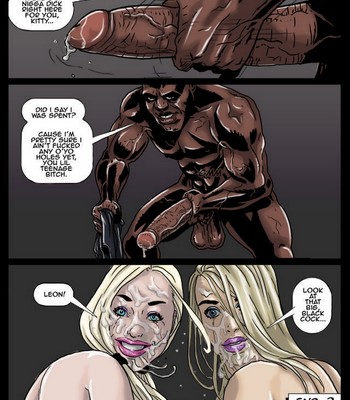 2 Hot Blondes Submit To Big Black Cock comic porn sex 72