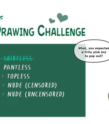 Nudity Drawing Challenge 1 comic porn sex 2