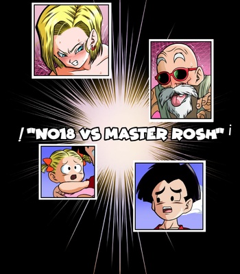 Android 18 vs Master Roshi comic porn sex 3