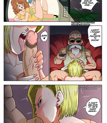 Android 18 vs Master Roshi comic porn sex 21