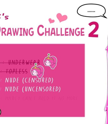 Nudity Drawing Challenge 2 comic porn sex 3