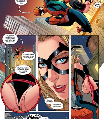 Spiderman & Ms Marvel comic porn sex 4