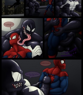 Venom x Spider-Man On The Roof comic porn thumbnail 001