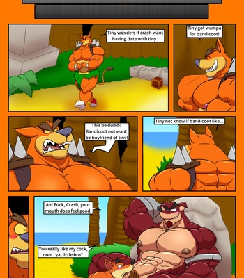 Crash N Sane Threesome comic porn sex 4