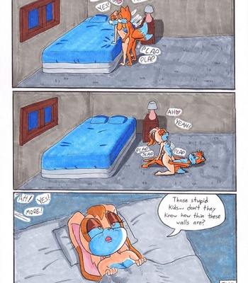 Sleepless Sleepover comic porn sex 15