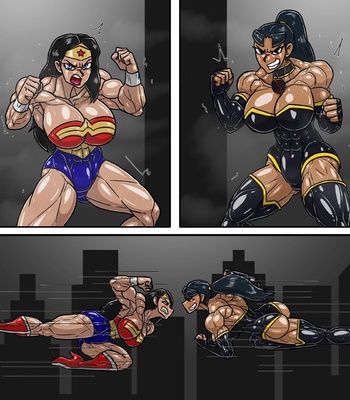 Porn Comics - Wonder Woman vs Super Woman