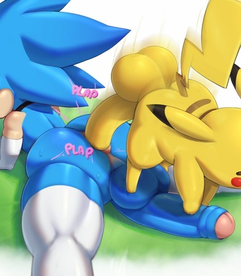 Sonic x Pikachu comic porn sex 4