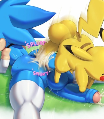 Sonic x Pikachu comic porn sex 5
