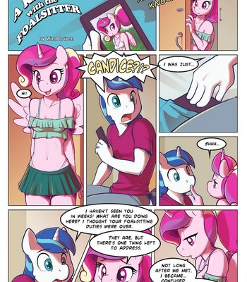 A Knight With The Foalsitter comic porn sex 2