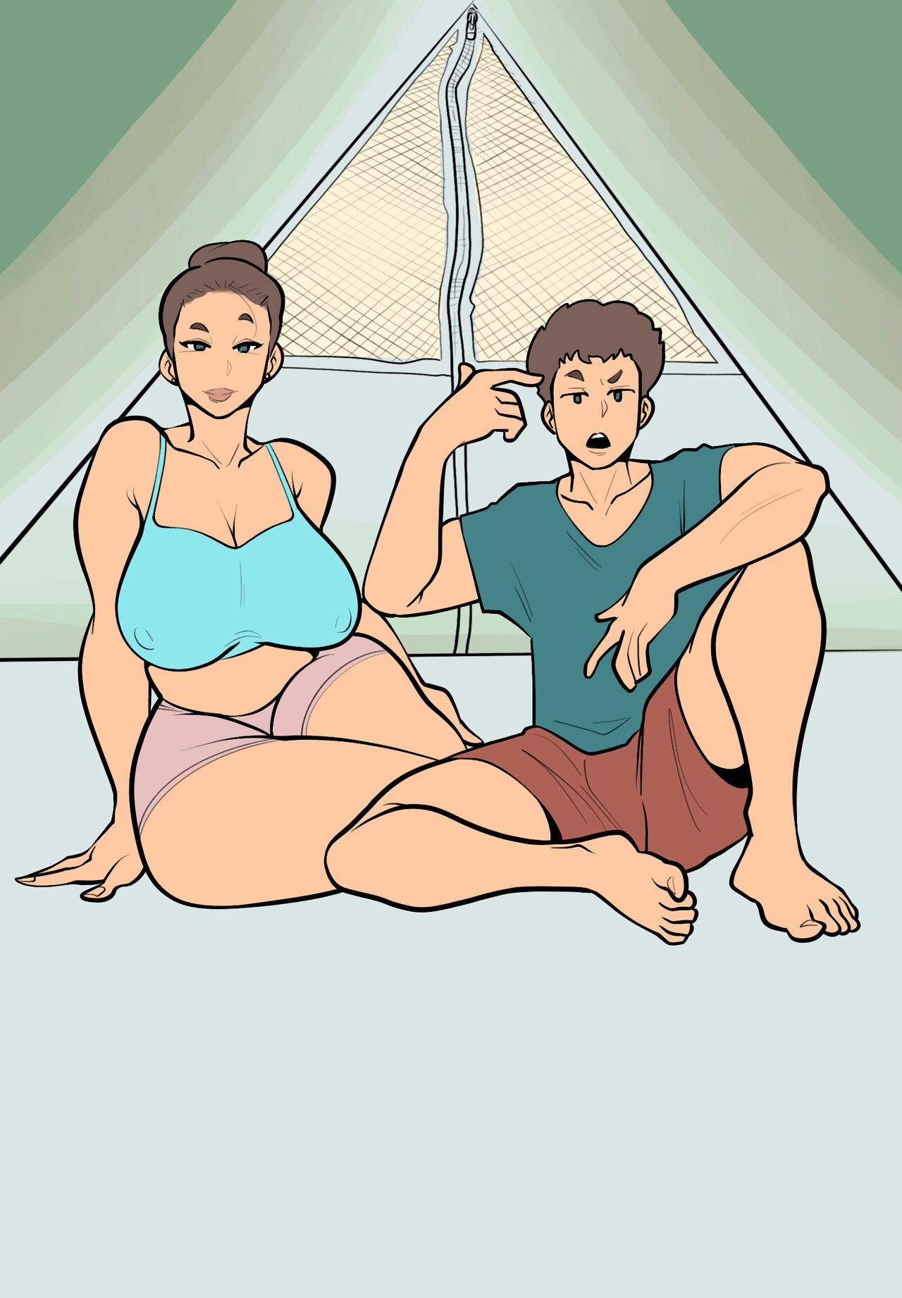 Camping With Mom Goes Viral comic porn | HD Porn Comics