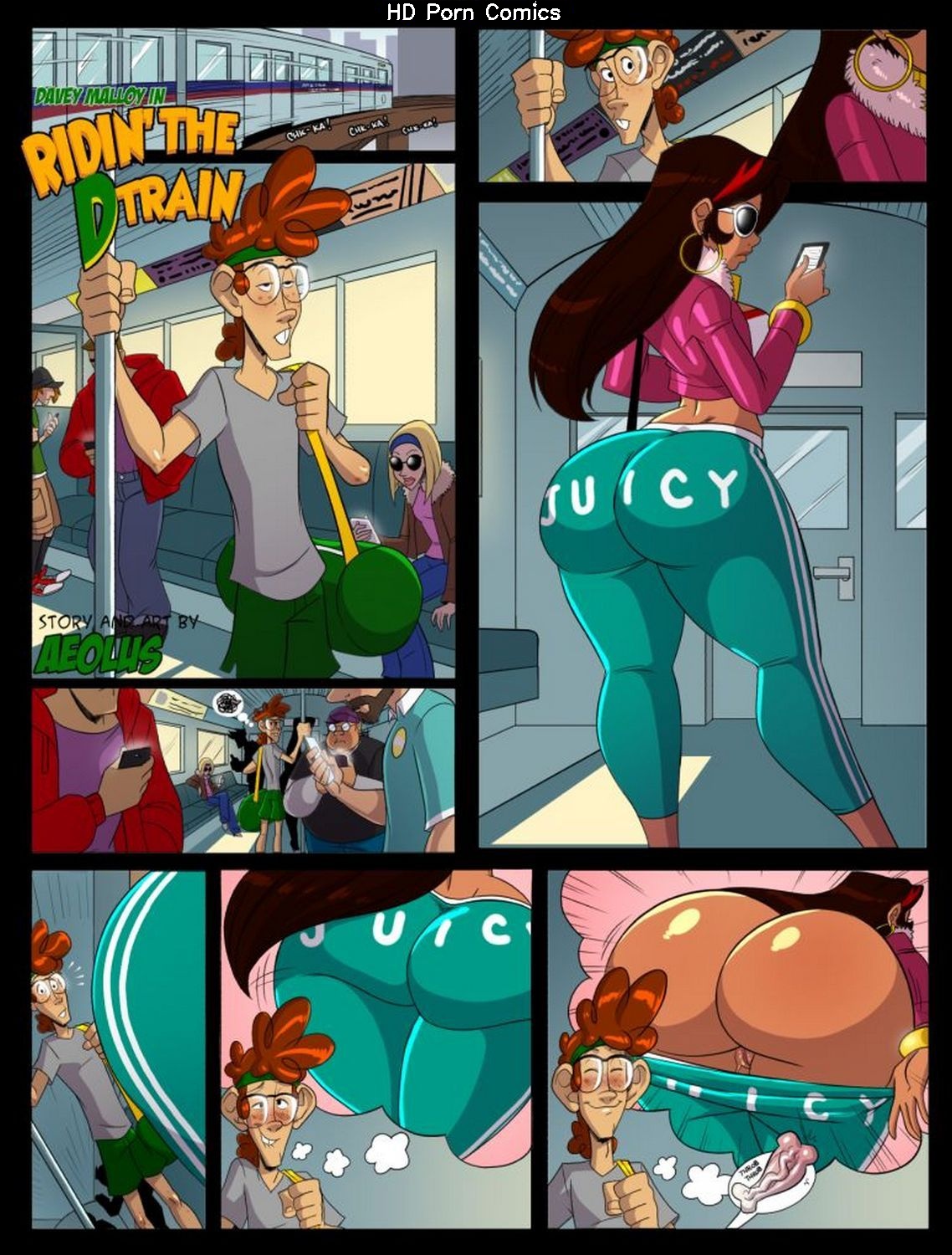 Train porn comic