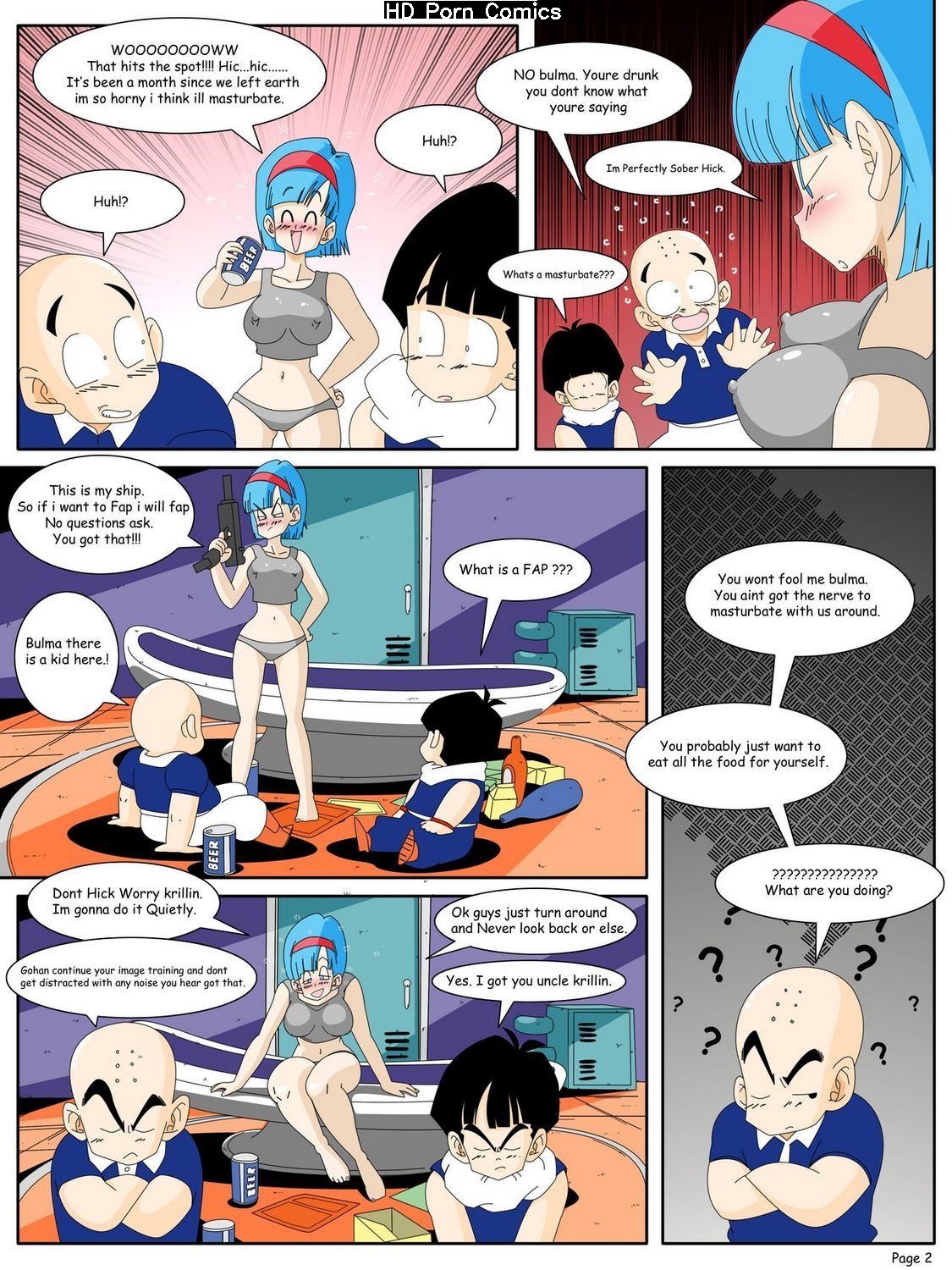 Dragon Ball Yamete - Bulma's Nightmare 1 comic porn - HD Porn Comics