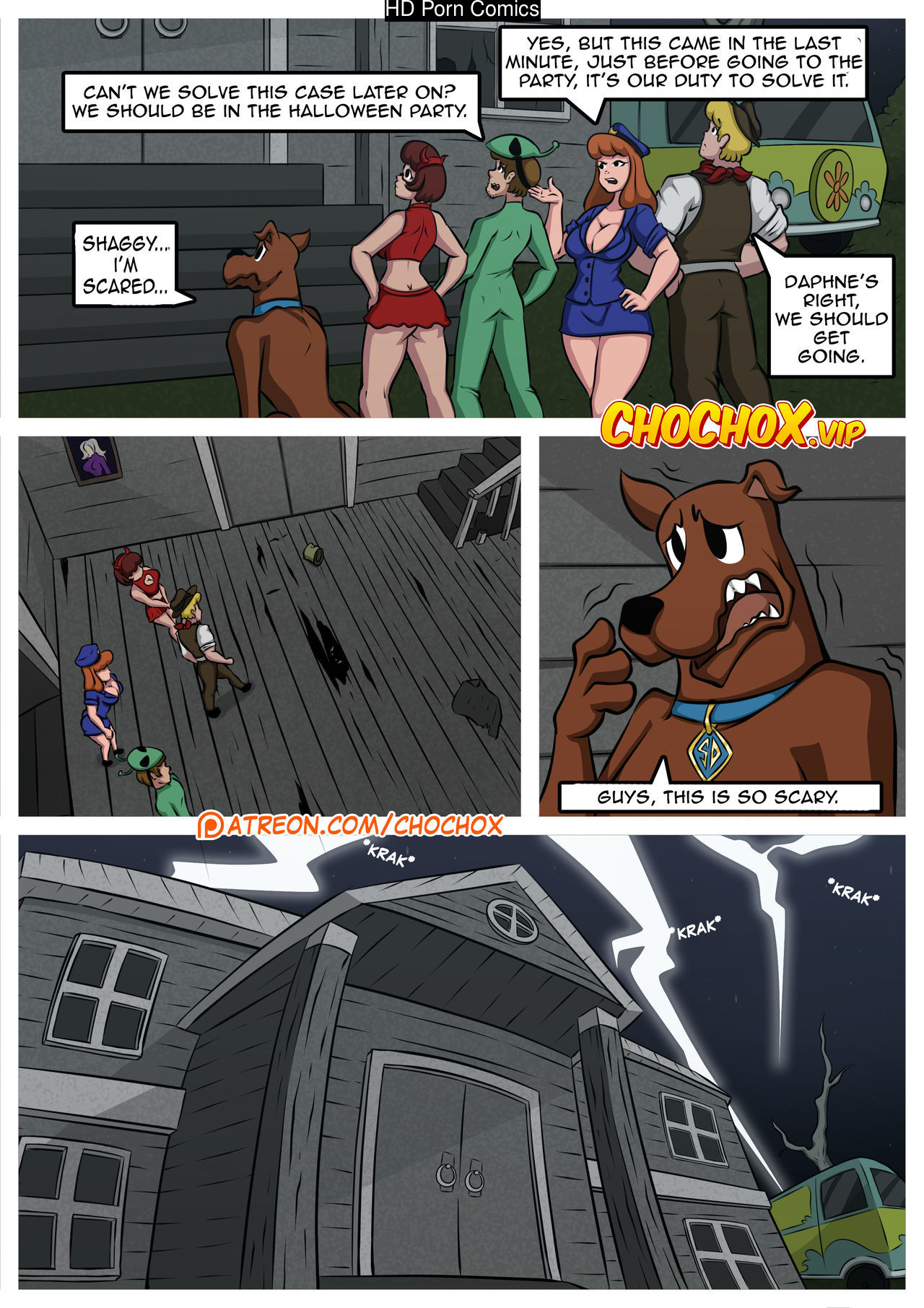 Scooby Doo Furry Transformation Porn - Scooby Doo - The Halloween Night comic porn - HD Porn Comics